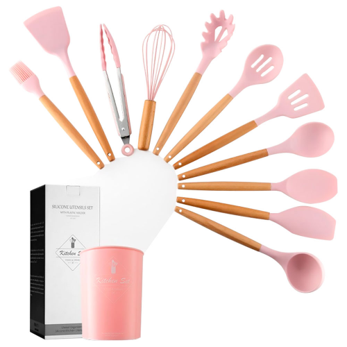Набор кухонный 12пр Kitchen set розовый Kitchen Set