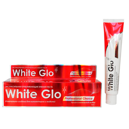 Зубная паста White Glo 100г отбеливающая профессиональный выбор White glo