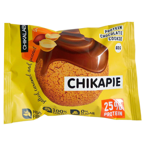 Печенье протеиновое Chikalab 60г глазированное арахис CHIKALAB