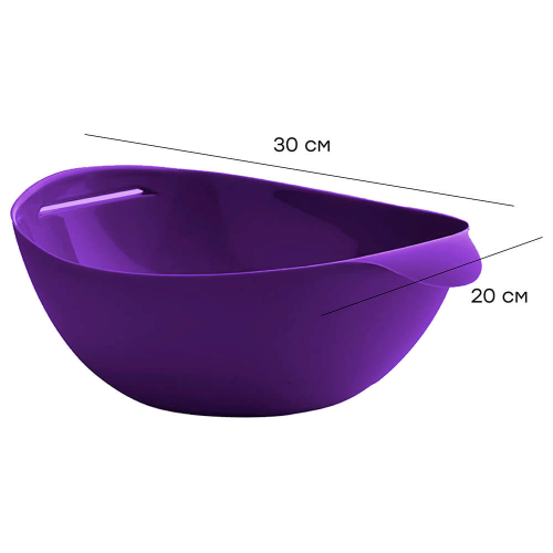 Коврик силиконовый 30*20см Тут Просто фиолетовый ТутПросто