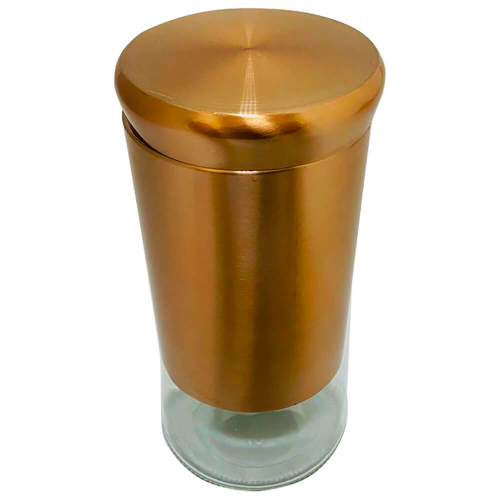 Банка для хранения 1400мл Absolute Home бронза стекло металл 1087d-2 copper color Absolut Home