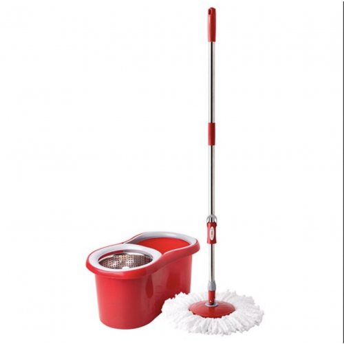 Комплект для уборки Spin Mop система дабл драйв+1 доп насадка красный Spin mop