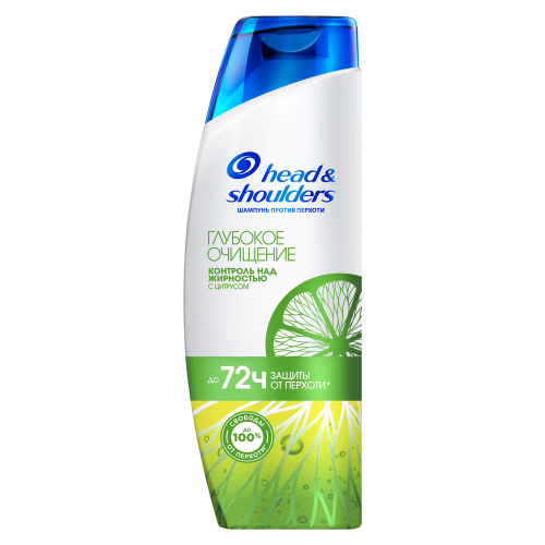 Шампунь Head & Shoulders 300мл глубокое очищение с цитрусом Head&Shoulders