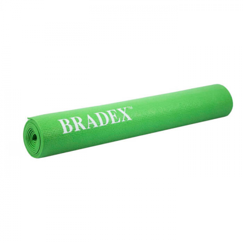 Коврик для йоги и фитнеса Bradex 173*61*0.3 зеленый BRADEX