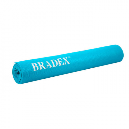 Коврик для йоги и фитнеса Bradex 173*61*0.3 бирюзовый BRADEX