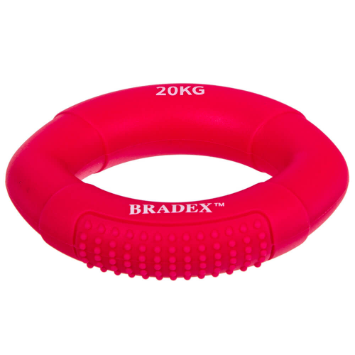 Кистевой эспандер Bradex 20 кг овальной формы розовый BRADEX
