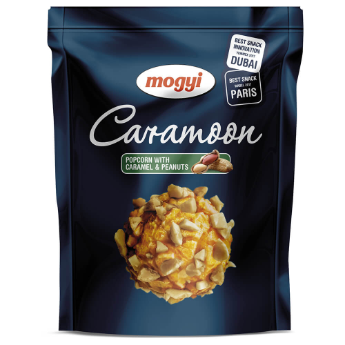 Попкорн моджи карамон покрытый сладкой арахисовой крошкой 70 г готовый Mogyi
