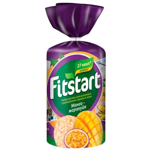 Хлебцы фитстарт рисовые 100 г манго маракуйя Fitstart