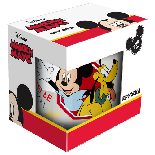 Кружка 220мл Disney микки маус дорога фарфор п/у DISNEY