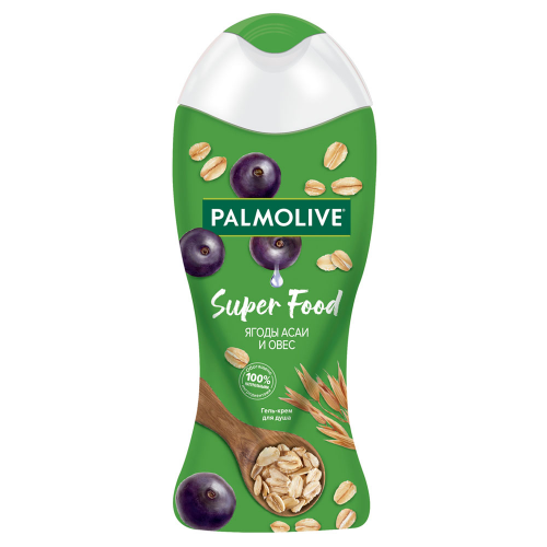 Гель для душа Palmolive 250 мл Super Food Ягоды Асаи и Овес