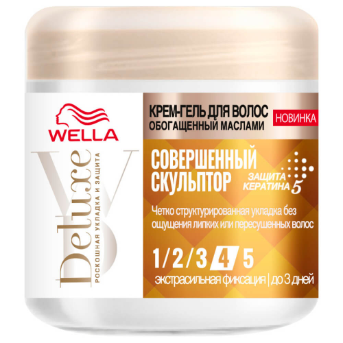 Крем-гель для волос велла делюкс ойл 150 мл совершенный скульптор Wella Deluxe
