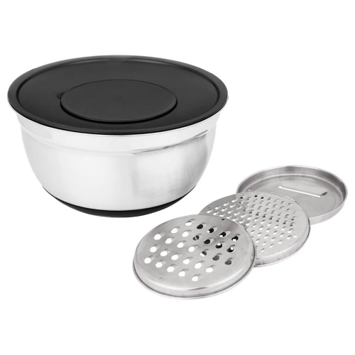 Миска 2,25л Agness с 3-мя съемными тёрками противоскользящее дно 880-128