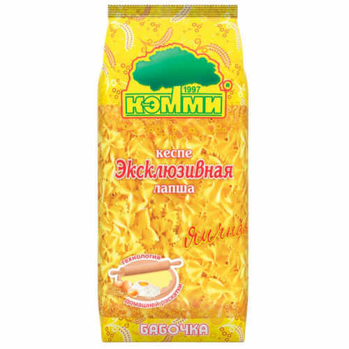 Макароны кэмми 250 г лапша яичная бабочка КЭММИ