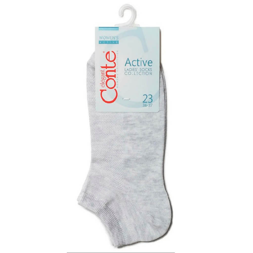 Носки женские Conte Active р.23 светло-серый короткие 19с-183сп