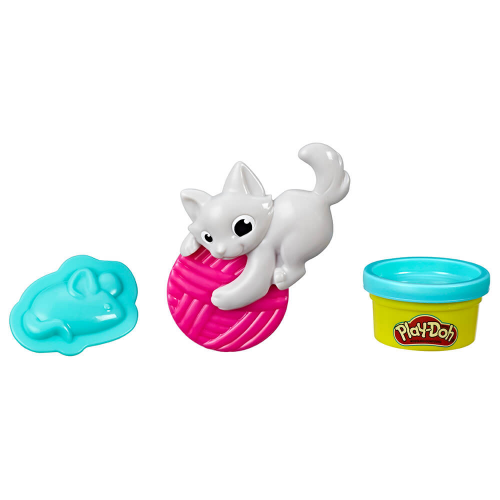 Набор игровой для лепки Hasbro Play-Doh со штампами котенок мини e2124