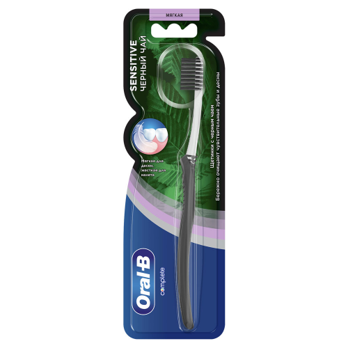 Зубная щетка Oral-B сенсетив черный чай мягкая