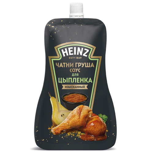 Соус Heinz 230гдля цыпленка чатни груша дой-пак
