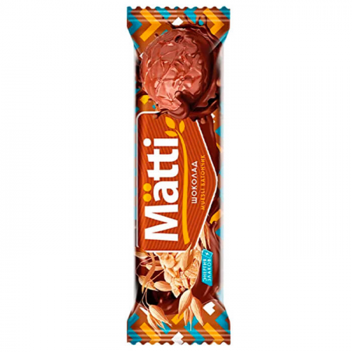 Батончик мюсли матти 24 г шоколад Matti