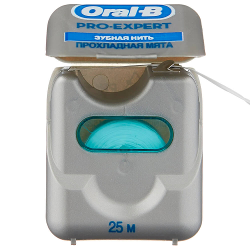 Зубная нить Oral-B про-эксперт 25 м прохладная мята