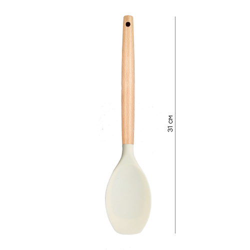 Лопатка закругленная 31 см Unigood айвори tr-kus-s001 w10