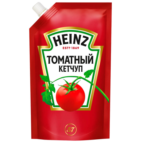 Кетчуп хайнц 320 г томатный дой-пак Heinz