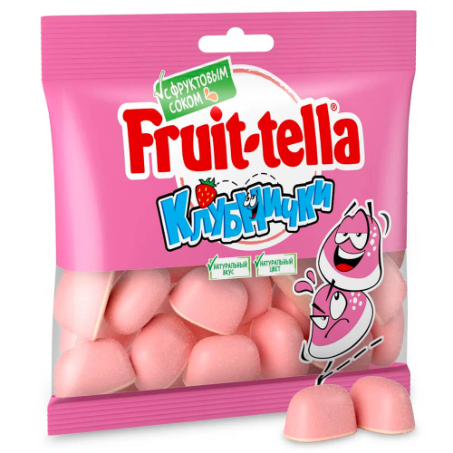 Мармелад жев. фруттелла 100 г клубнички пинкис ван мелле Fruittella