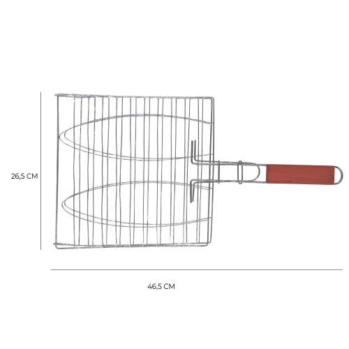 Решетка для гриля 26, 5*46.5 см Unigood tr-bbq-gg003 cs