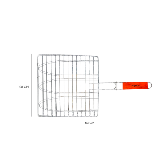 Решетка для гриля 28*53 см Unigood tr-bbq-gg004 cs