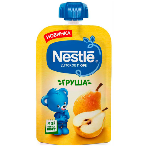 Пюре нестле 90 г груша с 4 месяцев дой-пак Nestle