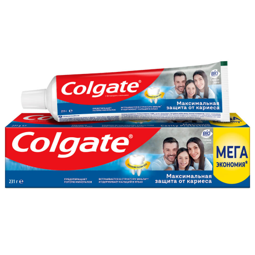 Зубная паста Colgate 150 мл максимальная защита от кариеса свежая мята