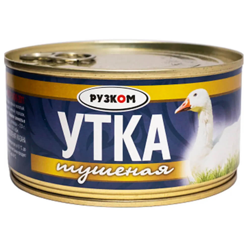 Утка тушеная рузком 325 г ж/б Рузком