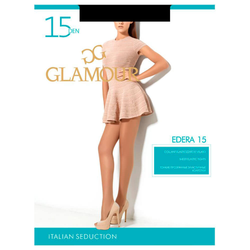 Колготки женские гламур идера 15 ден неро р.2 Glamour