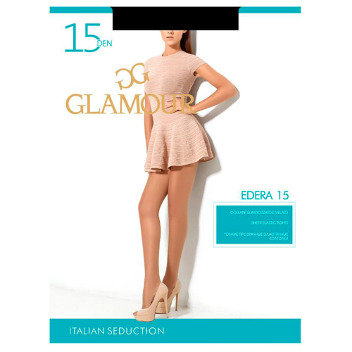 Колготки женские гламур идера 15 ден неро р.4 Glamour