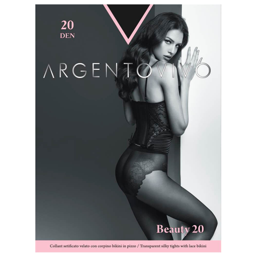 Колготки женские аржентовиво бьюти 20 ден неро р.2 ARGENTOVIVO