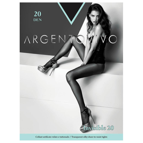Колготки женские аржентовиво инвизибл 20 ден неро р.5 ARGENTOVIVO