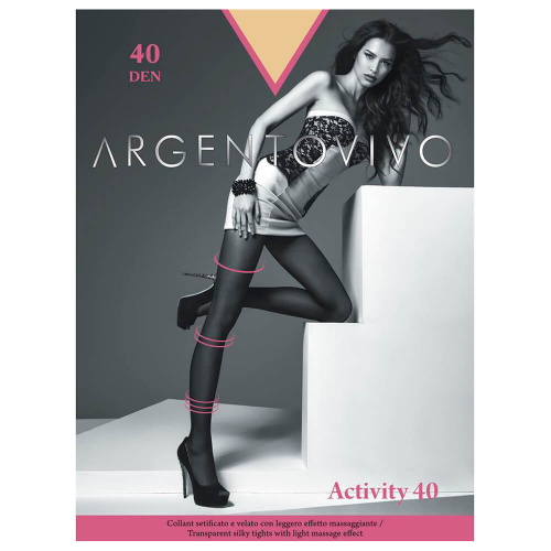Колготки женские аржентовиво активити 40 ден плея р.4 ARGENTOVIVO