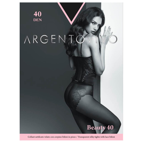 Колготки женские аржентовиво бьюти 40 ден неро р.3 ARGENTOVIVO