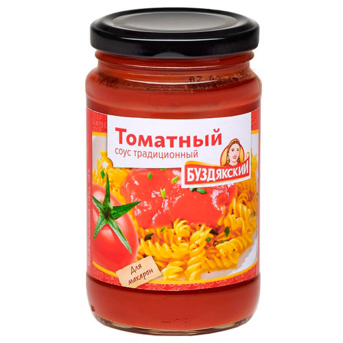 Соус буздякский 350 г томатный традиционный ст/б Буздякский