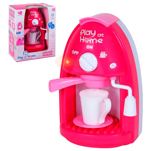 Кофеварка детская на батарейках свет/звук в/к 20 х12 х26 см jb0209151 QUN FENG TOYS