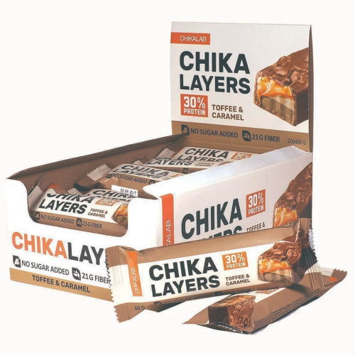 Батончик глазированный чикалаб 60 г соленая карамель и арахис CHIKALAB
