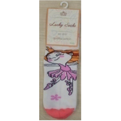 Носки детские лаки сокс р.18-20 белый ндг-0146 Lucky Socks