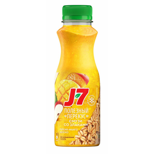 Продукт питьевой с мякотью j7 0.3 л манго персик яблоко пэт J7