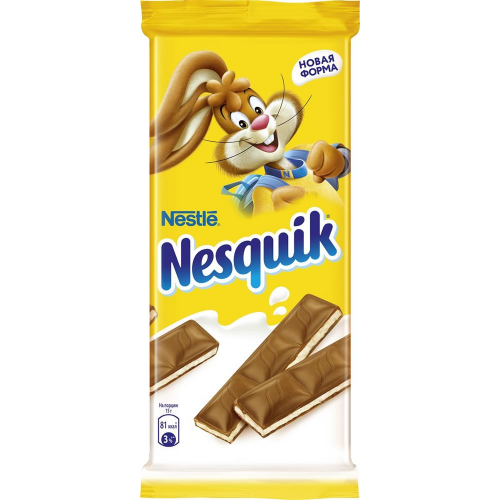 Шоколад несквик молочный 90 г нестле Nesquik