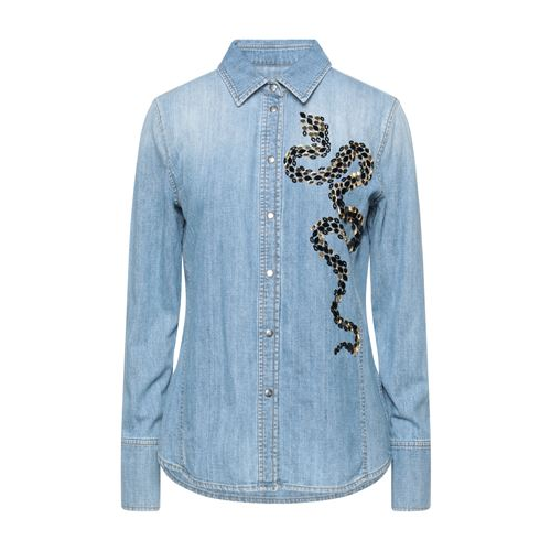 Джинсовая рубашка ROBERTO CAVALLI 12623295UJ