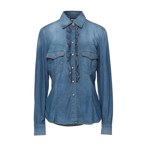 Джинсовая рубашка JUST CAVALLI 12667166ST