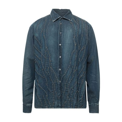 Джинсовая рубашка ERMANNO SCERVINO 12684006RW