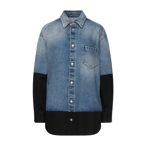 Джинсовая рубашка MM6 MAISON MARGIELA 12688560BI