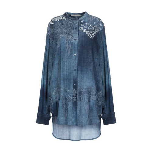 Джинсовая рубашка ERMANNO SCERVINO 42736013JW