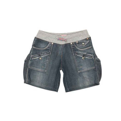 Джинсовые шорты ROBERTO CAVALLI JUNIOR 42780786MP