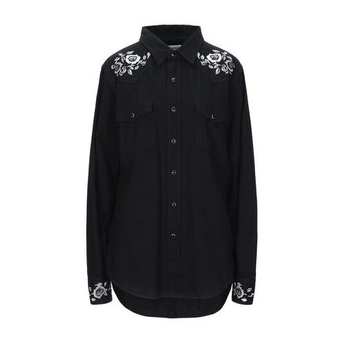 Джинсовая рубашка SAINT LAURENT 42782028VA